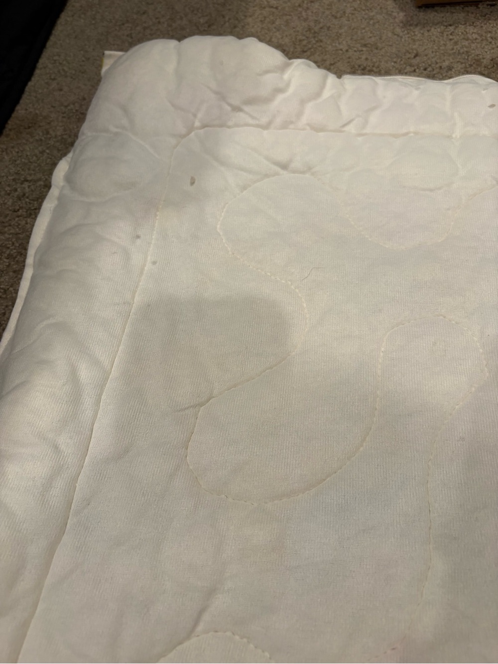 Vintage 1970’s Winnie the Pooh Disney Quilted Baby Blanket w/side Zipper - Picture 14 of 14